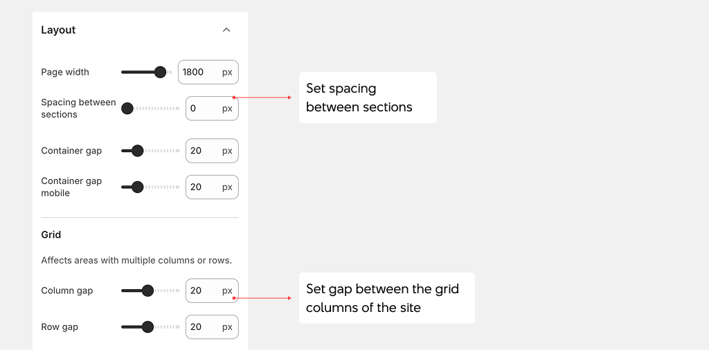 ormonte theme settings